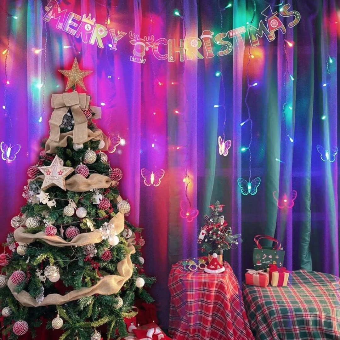 Butterfly LED String Lights-14 FT,14 LED Multicolor Light