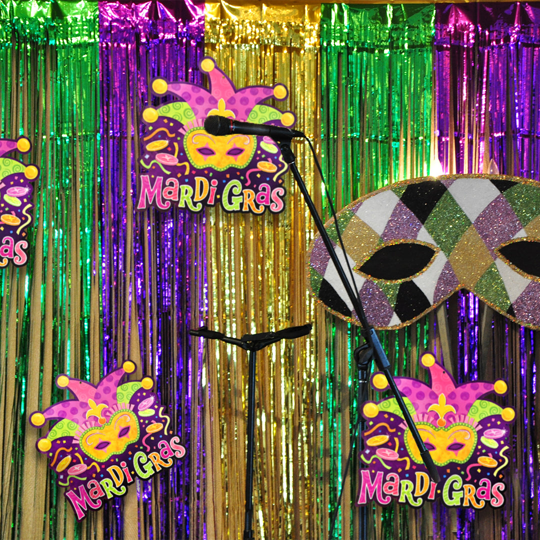 Masquerade/Mask Shaped Cutout for Wall / Glass Decoration - 3PC