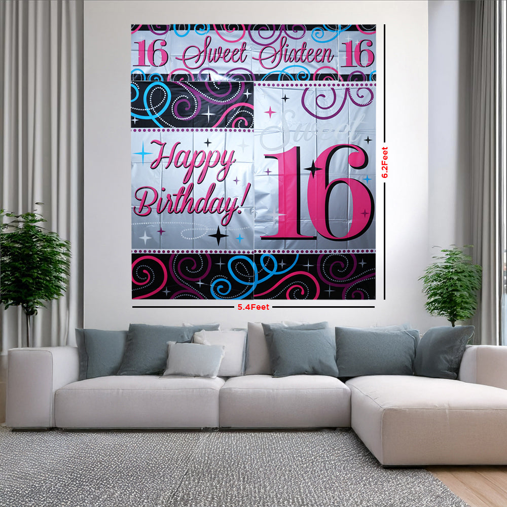 Sweet 16 Background Scene Setter