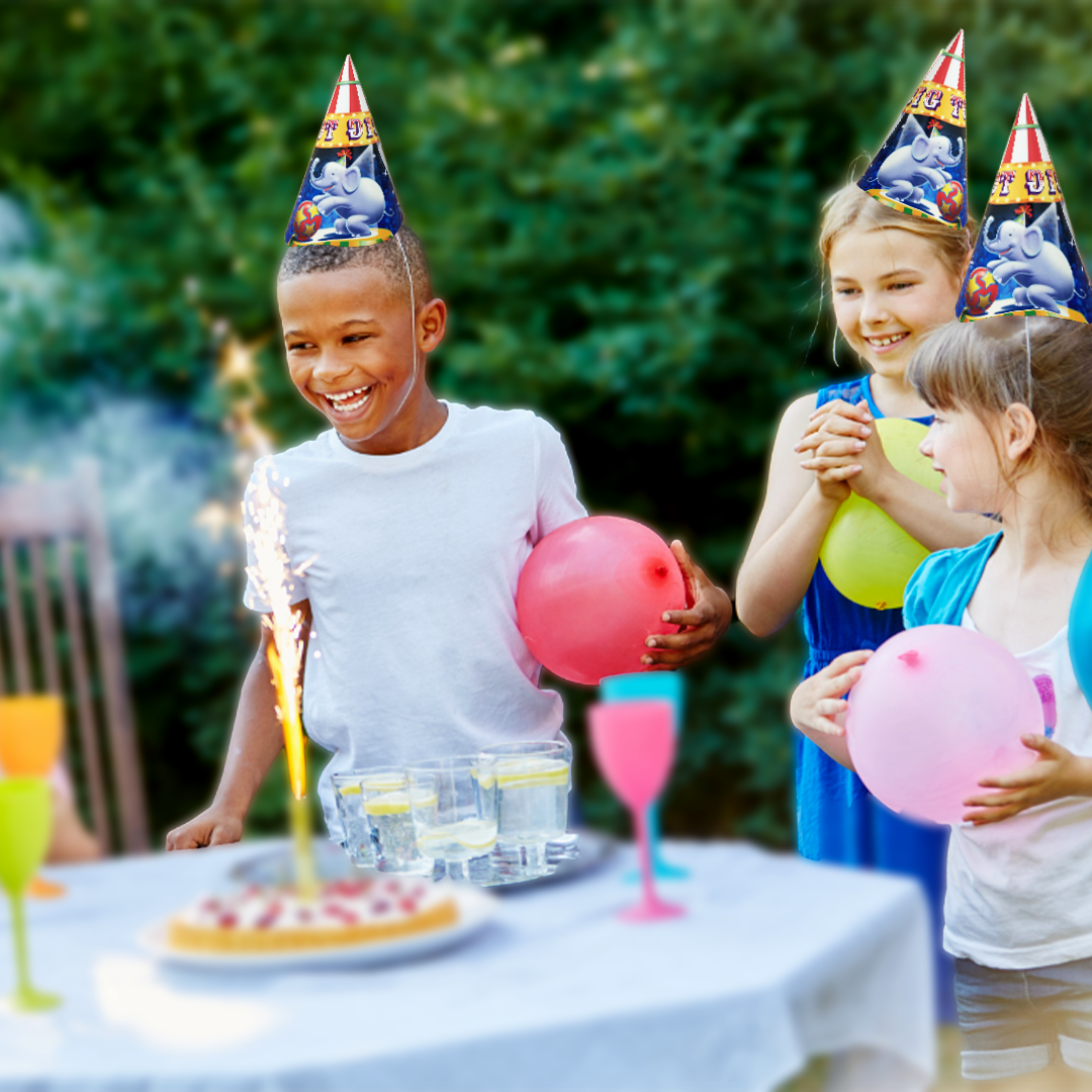 CIRCUS PARTY HATS - 8CT