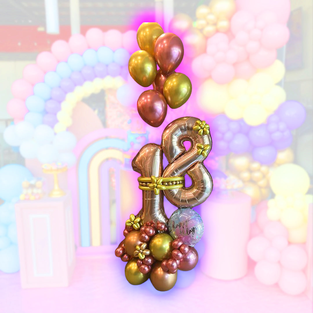Happy 18th Birthday Balloon Bouquet