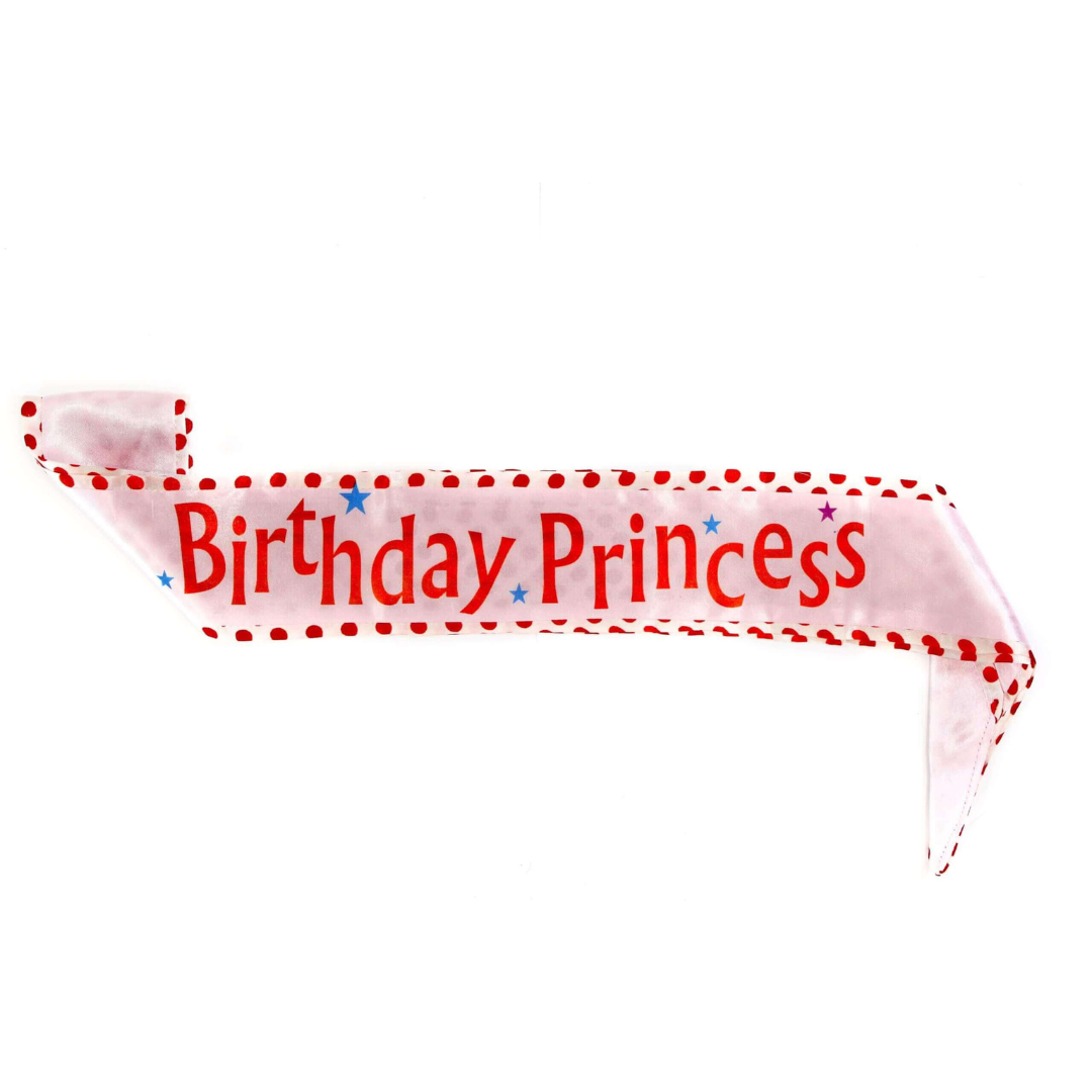 Birthday Princess Baby Pink Sash - 1PC