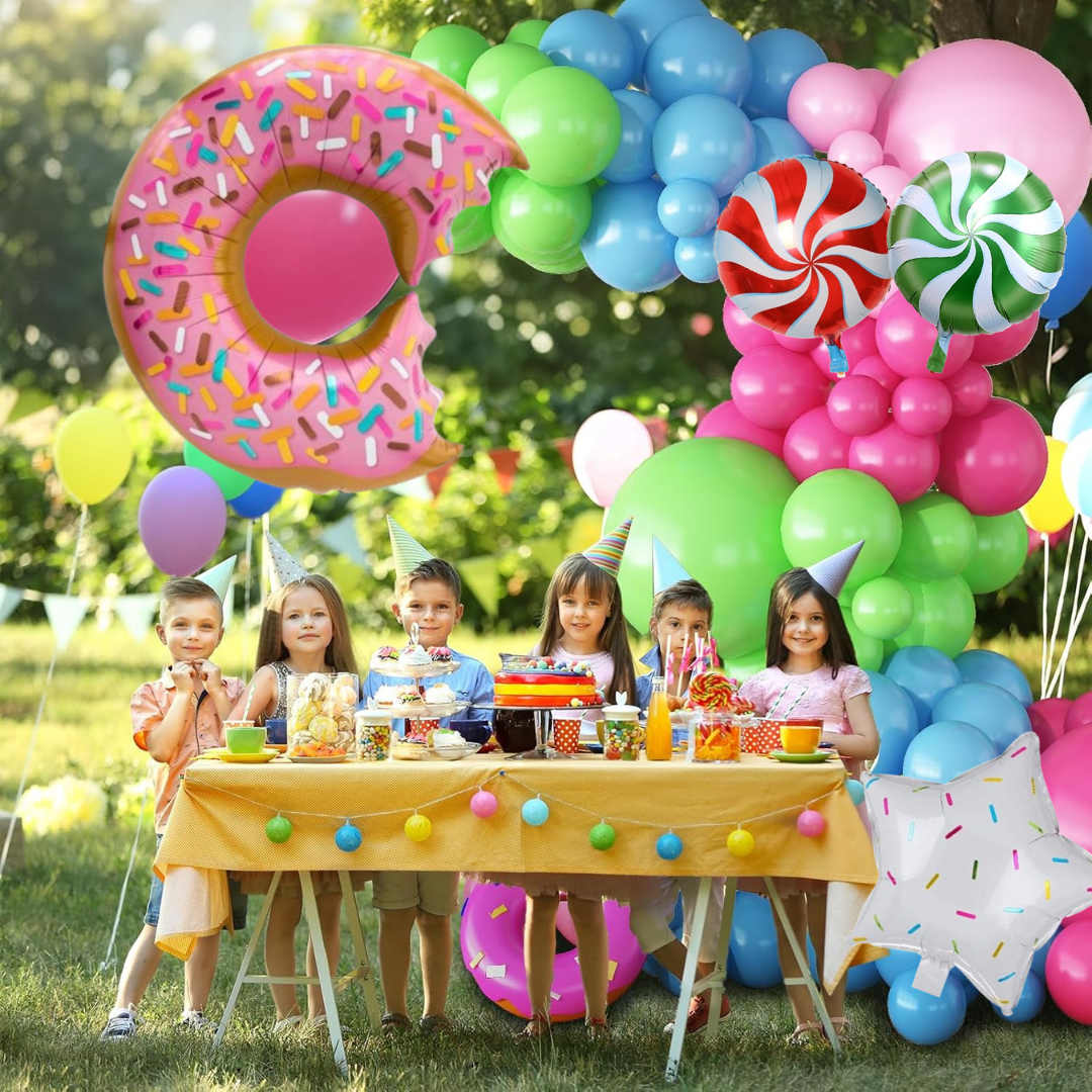 Donut Theme Balloons Decoration Combo - 46 PC