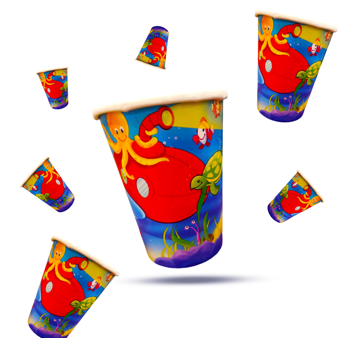 Underwater Party 9Oz Cups - 8Ct