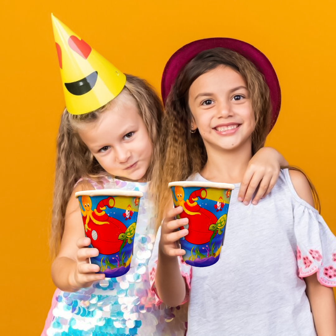 Underwater Party 9Oz Cups - 8Ct