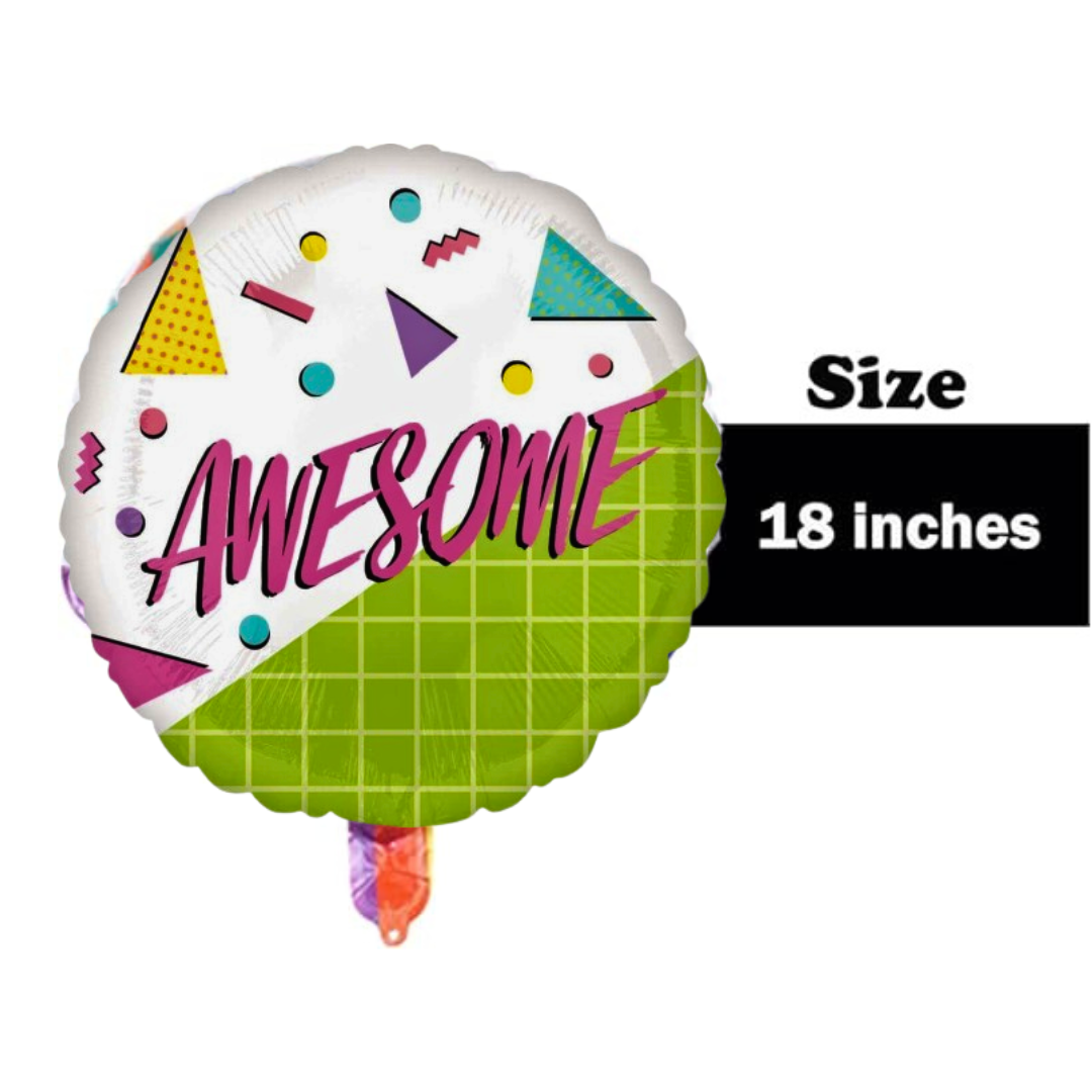AWESOME Foil Balloon - 18 inches - 1PC