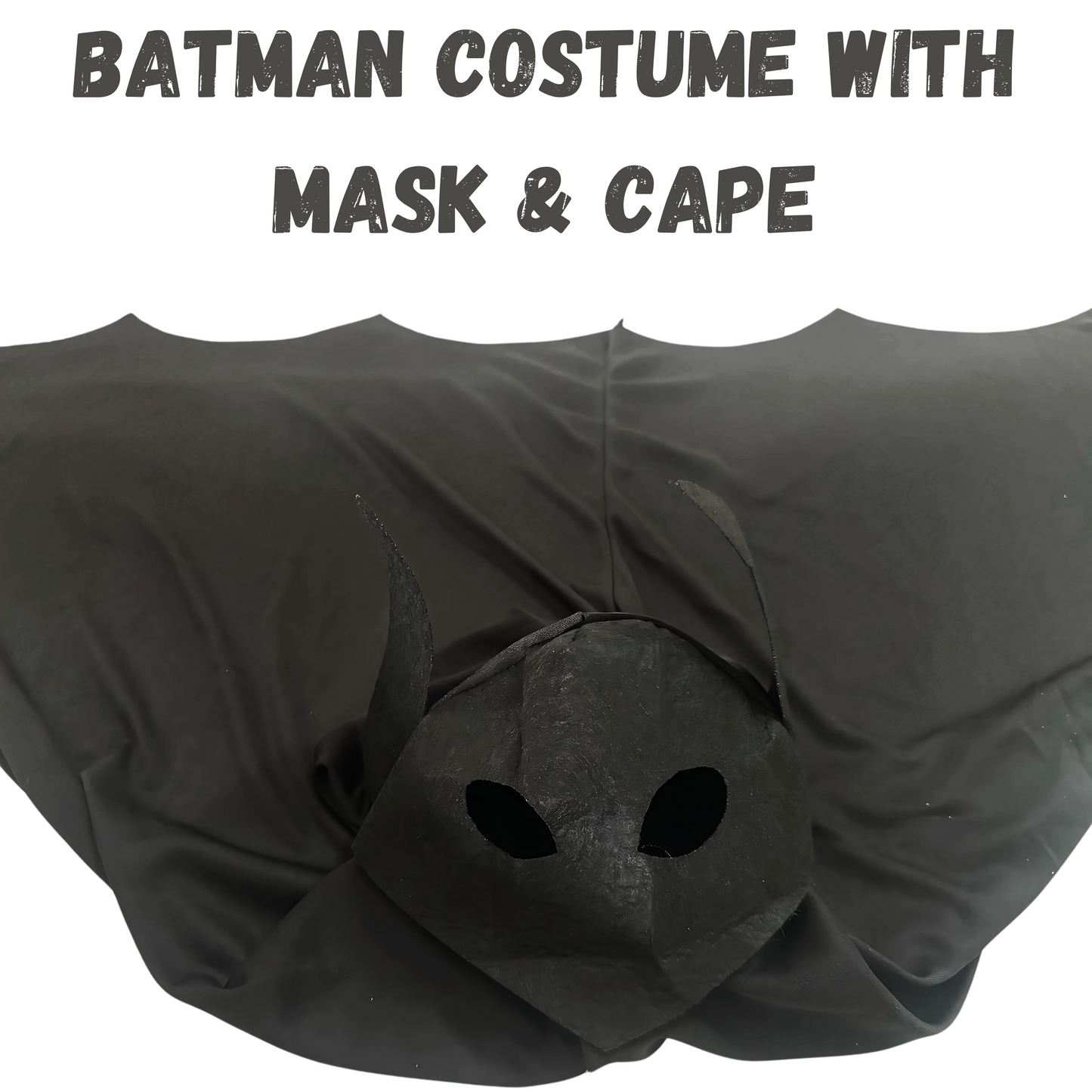 Deluxe Batman Muscular Costume w/Mask for Kids - Size L - Age 8 - 10 Year