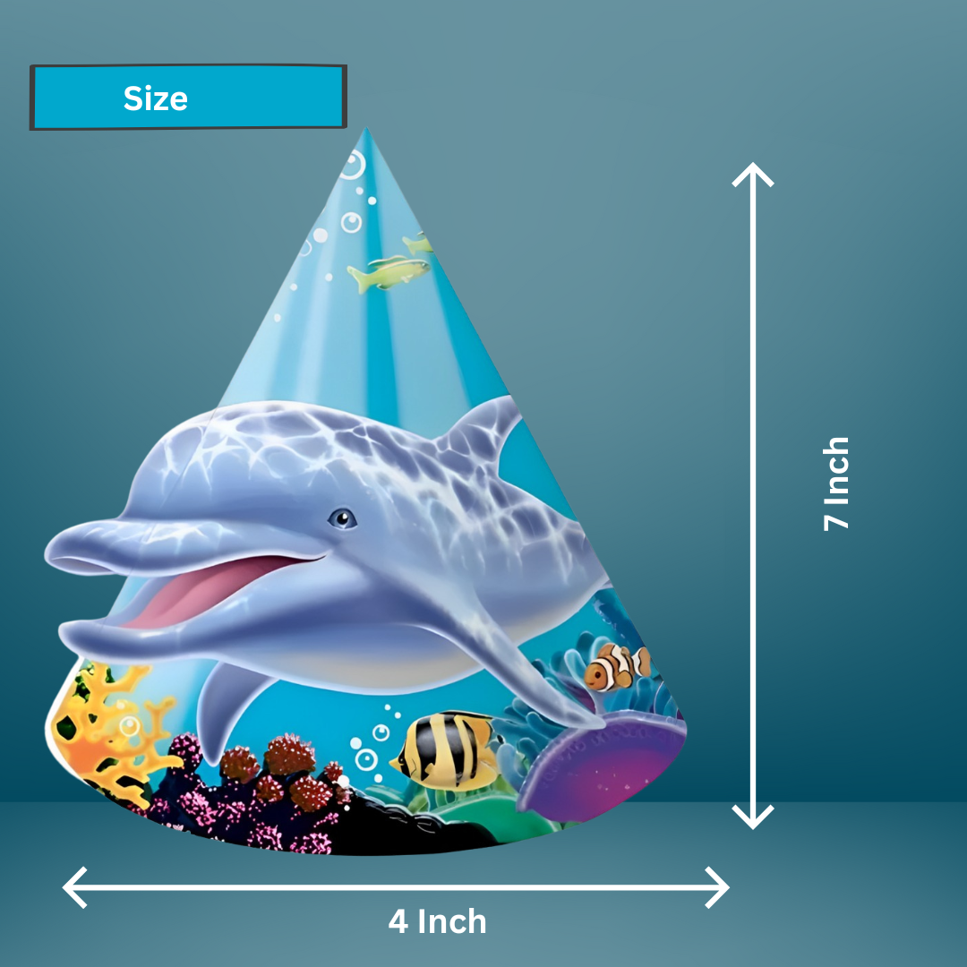 UNDERWATER PTY CHILD HATS -8CT