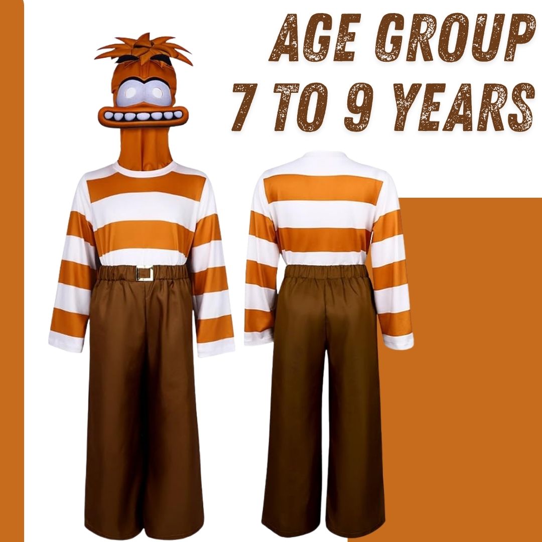 Inside Out Anxiety Costume for Kids - Large - Age 7 to 9