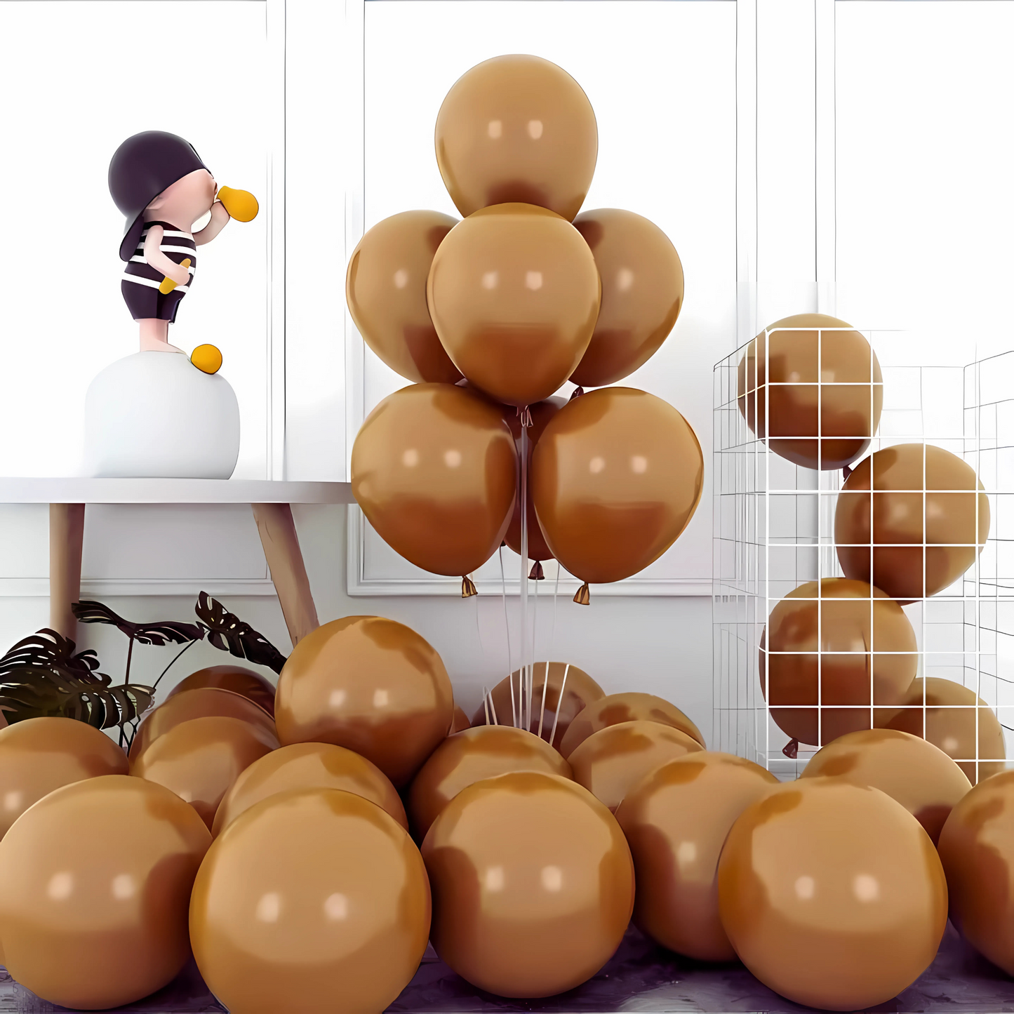 Chocolate Brown Balloons-50PC