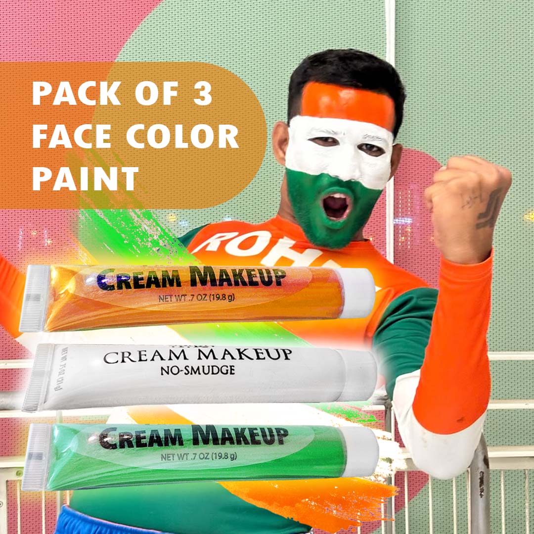 TRI COLOR Face Paint Kit - Set of 3