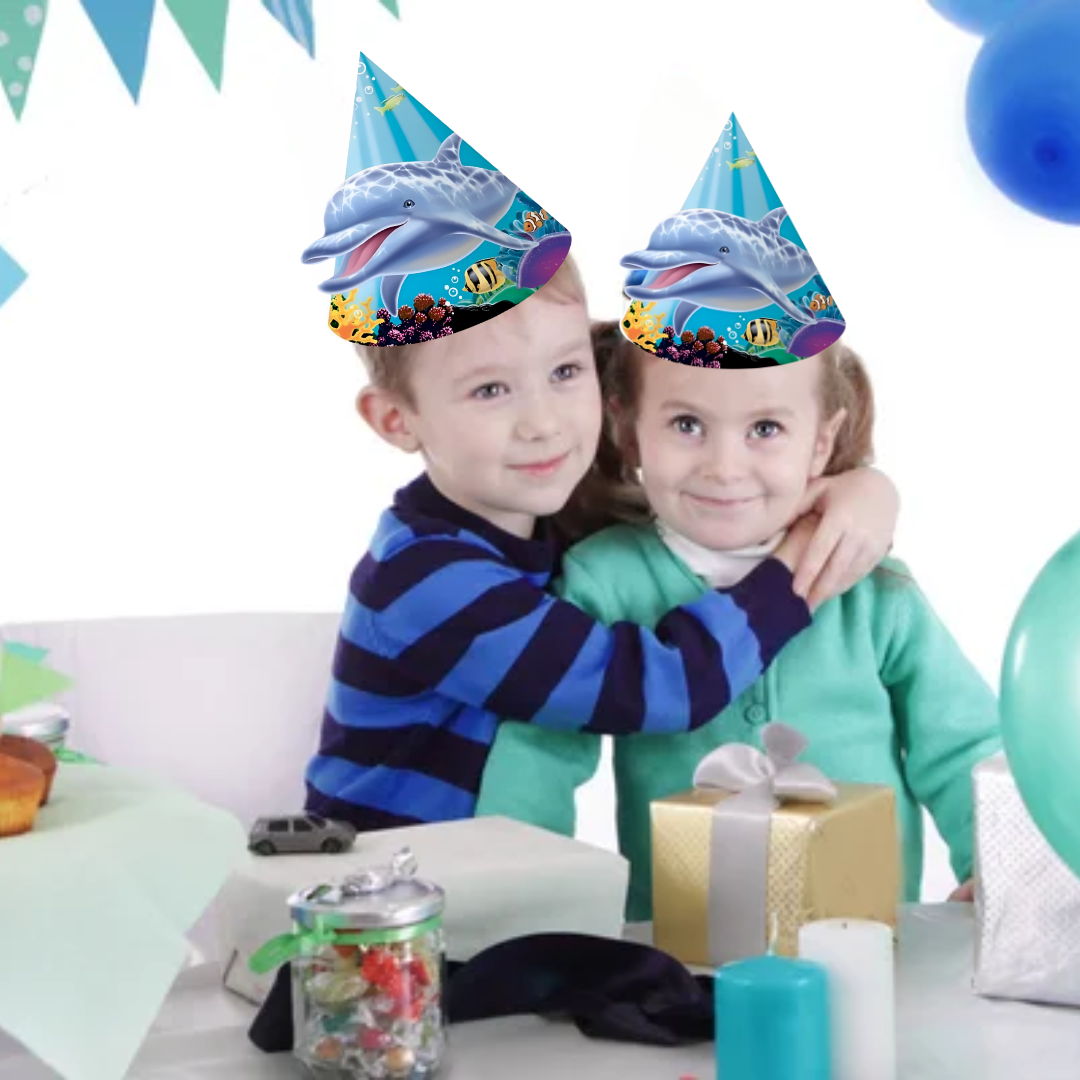 UNDERWATER PTY CHILD HATS -8CT