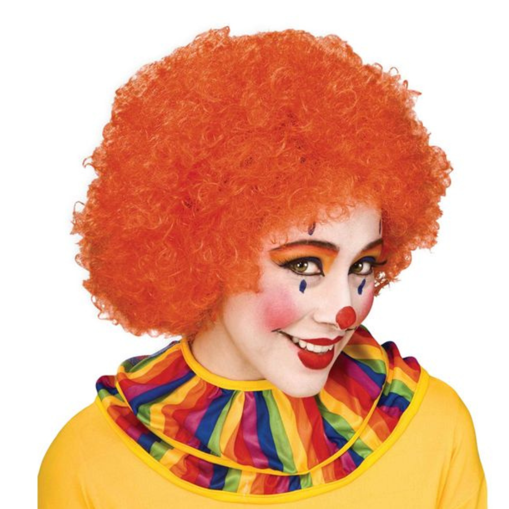Dense Afro Wigs Orange - 1PC