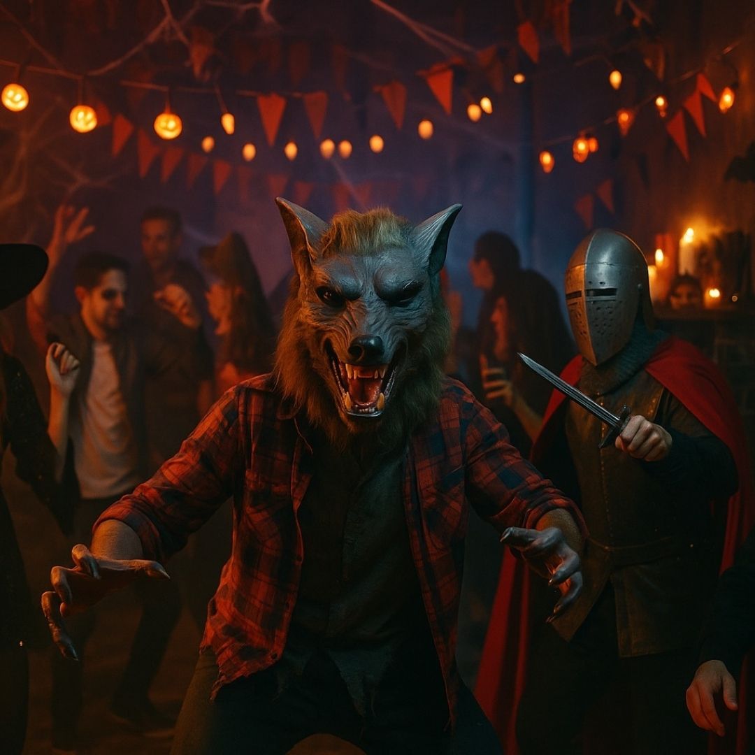 Halloween Werewolf Mask - 1PC