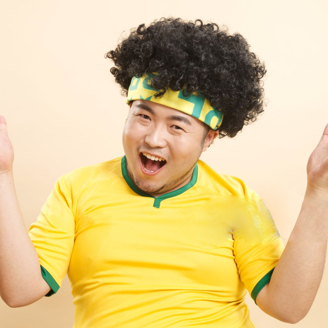 Black Afro Wig | Malinga Wig | Disco Retro 80's Looks Wig - 1PC