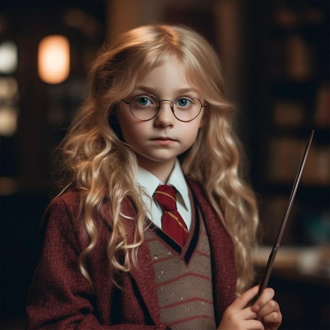 Harry Potter Wand, Tie & Eye Glasses Set - 3PC