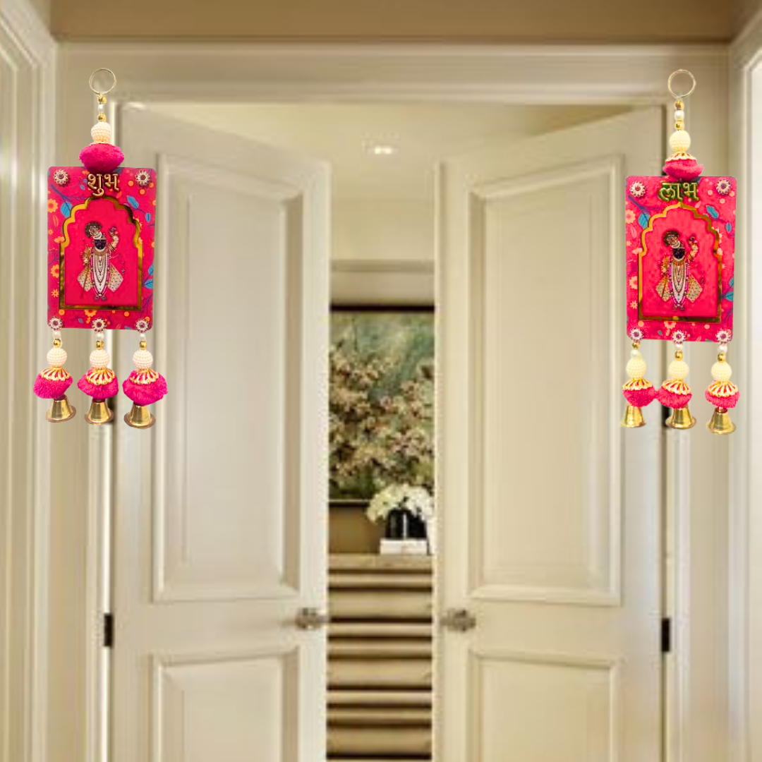 Beautiful Shubh Labh Hangings for Diwali Decoration-Pack of 2