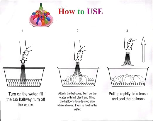 Holi Water Balloons - Self Sealing - 111PC