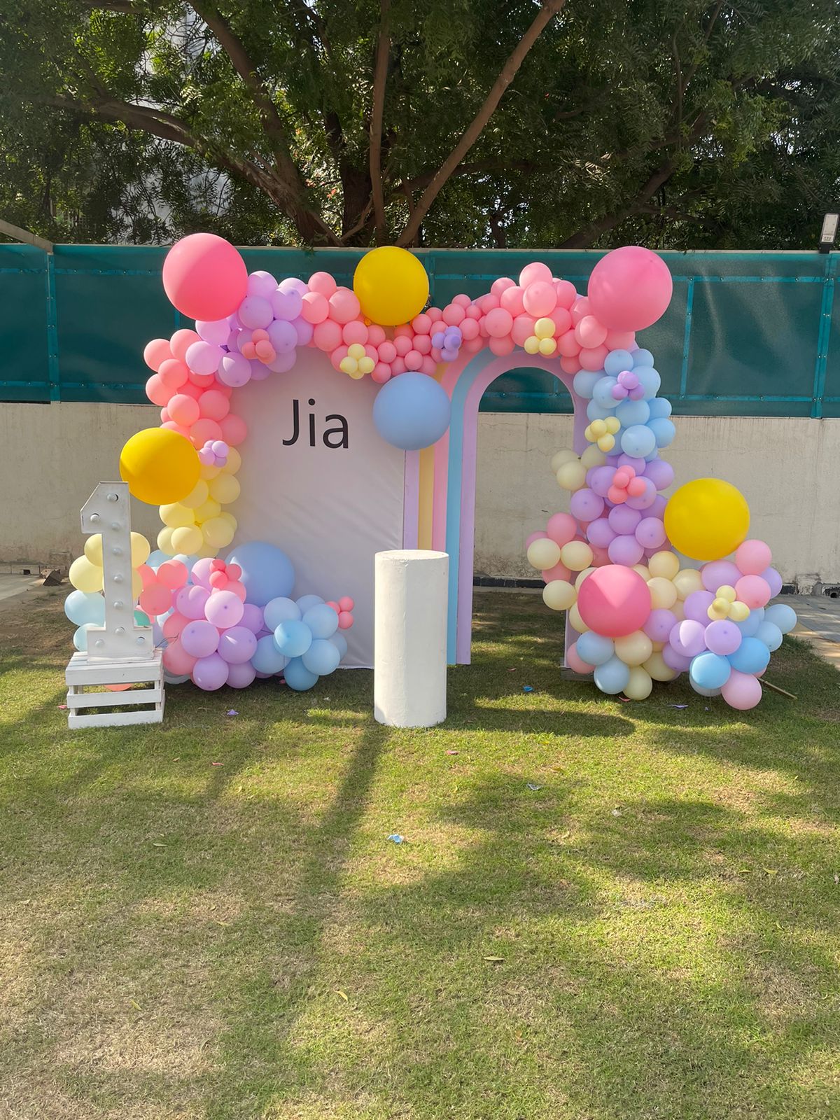 1st Birthday Decor Set up