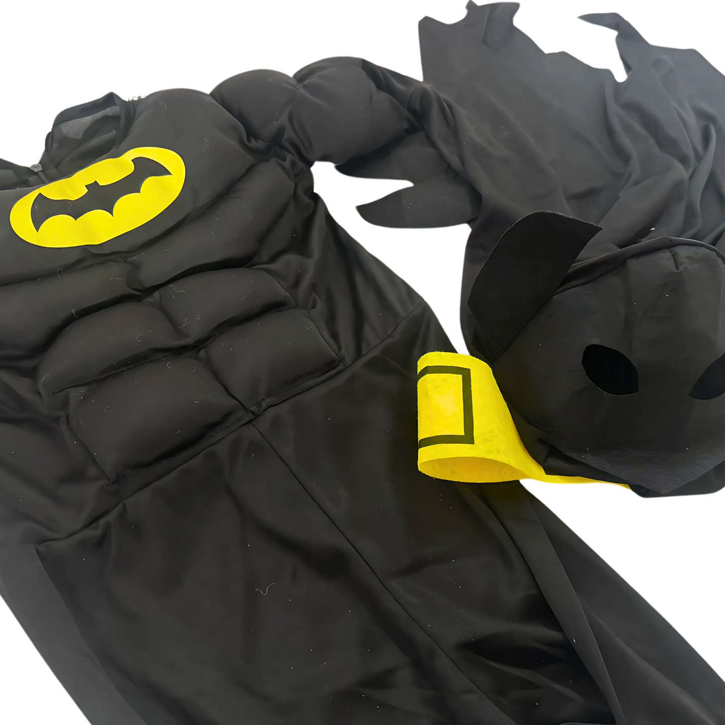 Deluxe Batman Muscular Costume w/Mask for Kids - Size L - Age 8 - 10 Year