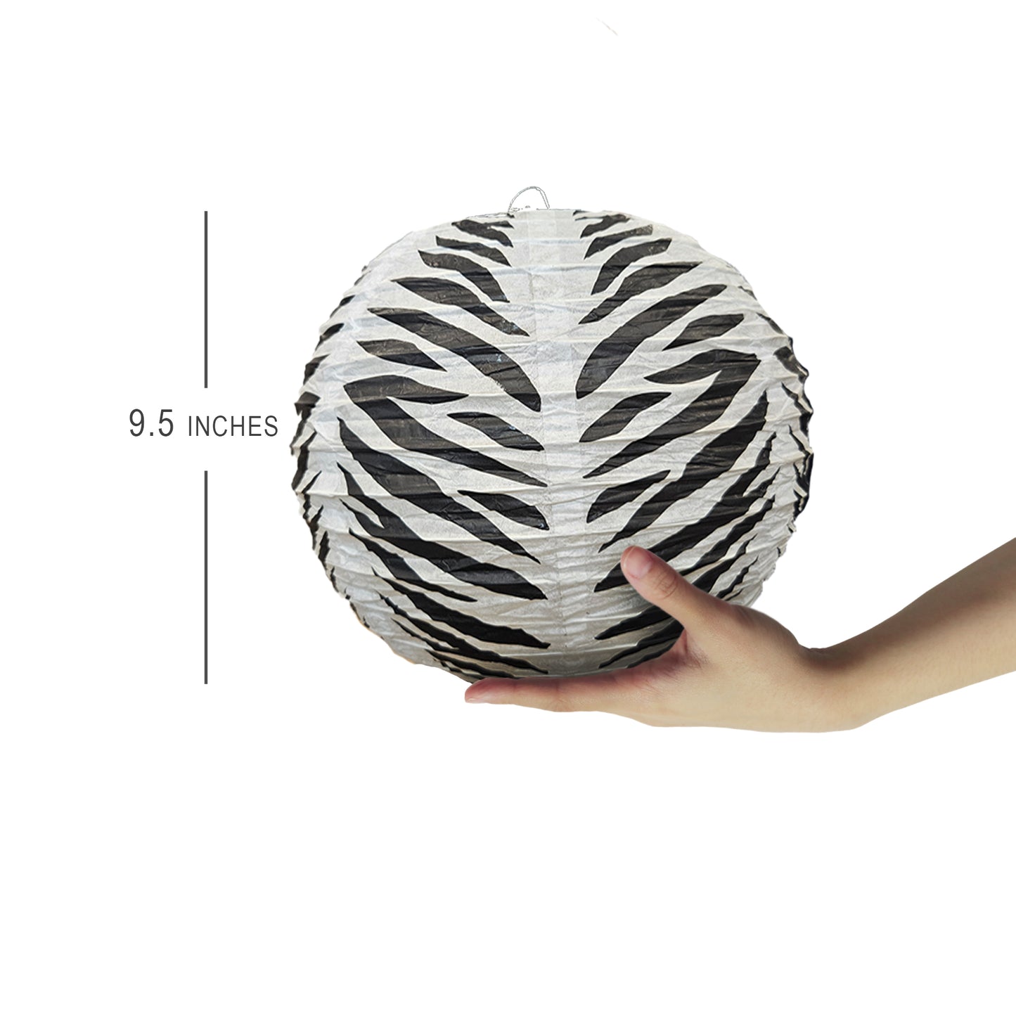 Zebra Print Paper Lantern for Hanging Decor - 3PC