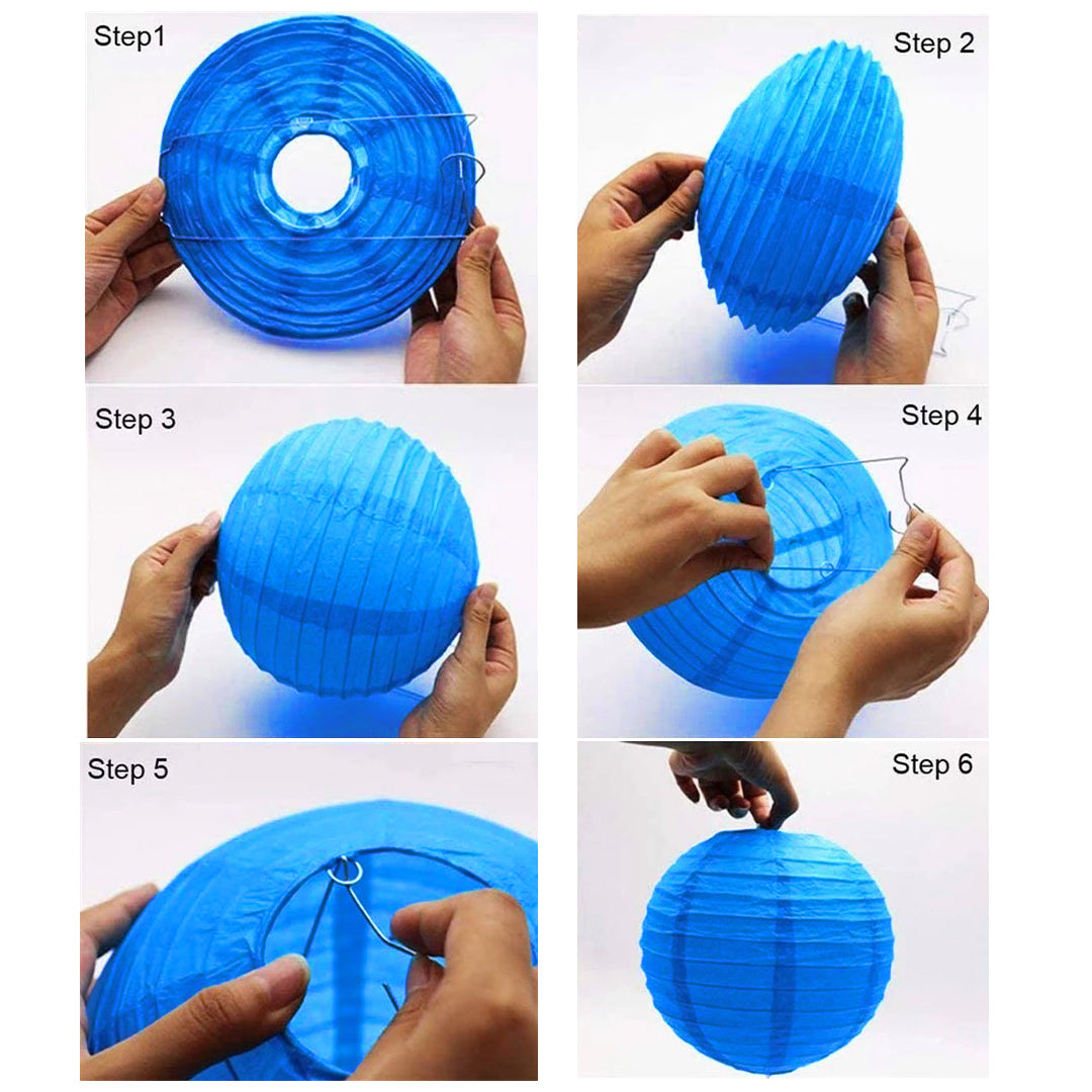 Zebra Print Paper Lantern for Hanging Decor - 3PC