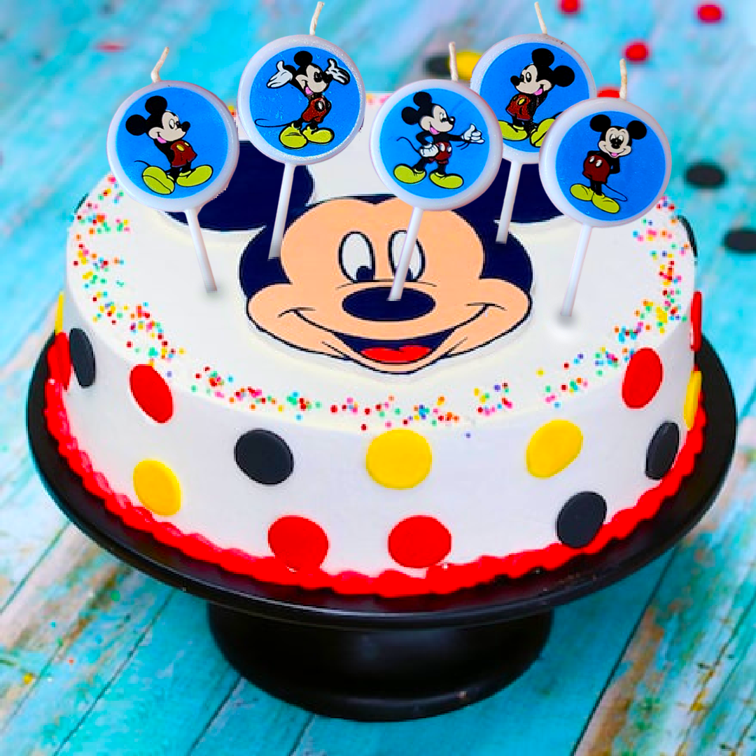 Mickey Mouse Candles - 5PC