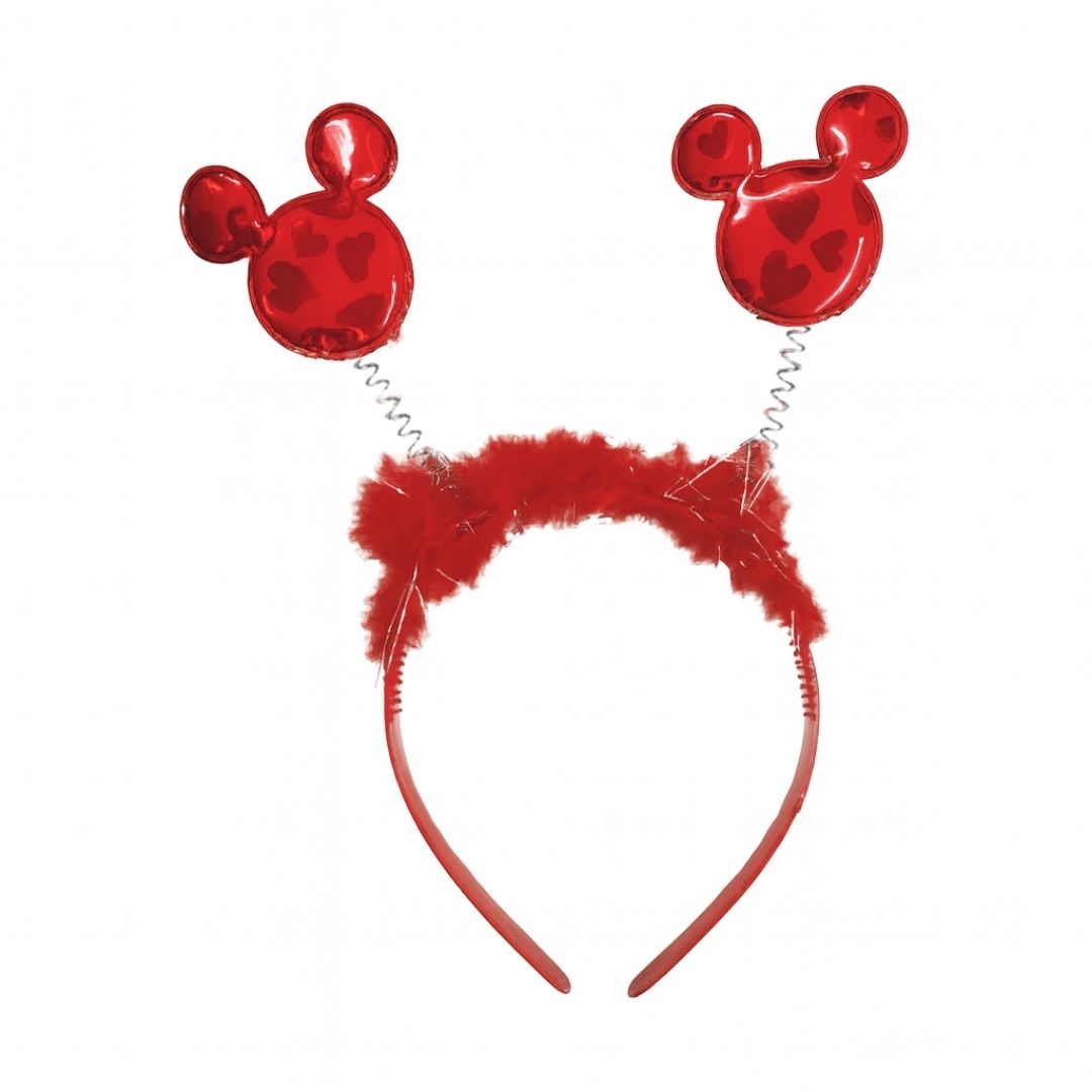 Minnie Mouse Red Headband with Mouse Ears - 1PC