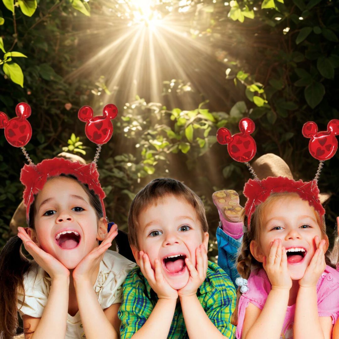 Minnie Mouse Red Headband with Mouse Ears - 1PC