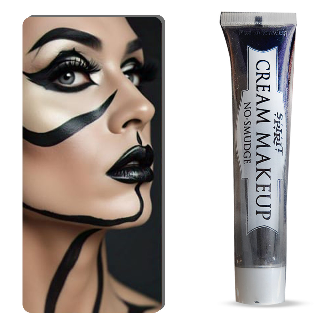 Black Face Paint Tube - 1PC