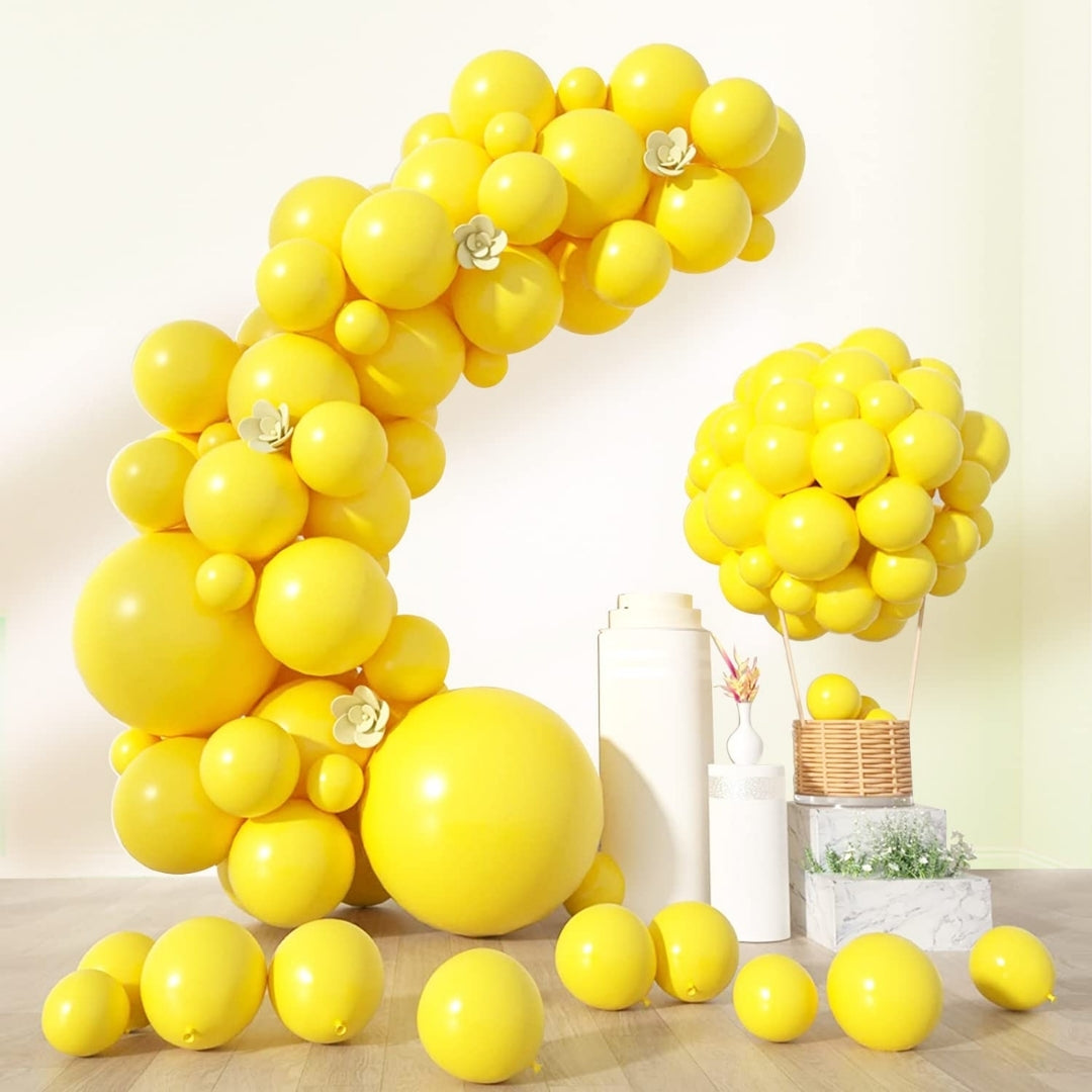 Macaron Yellow bladder Latex/ Rubber Balloon - Helium Quality - 36 inches - 1PC