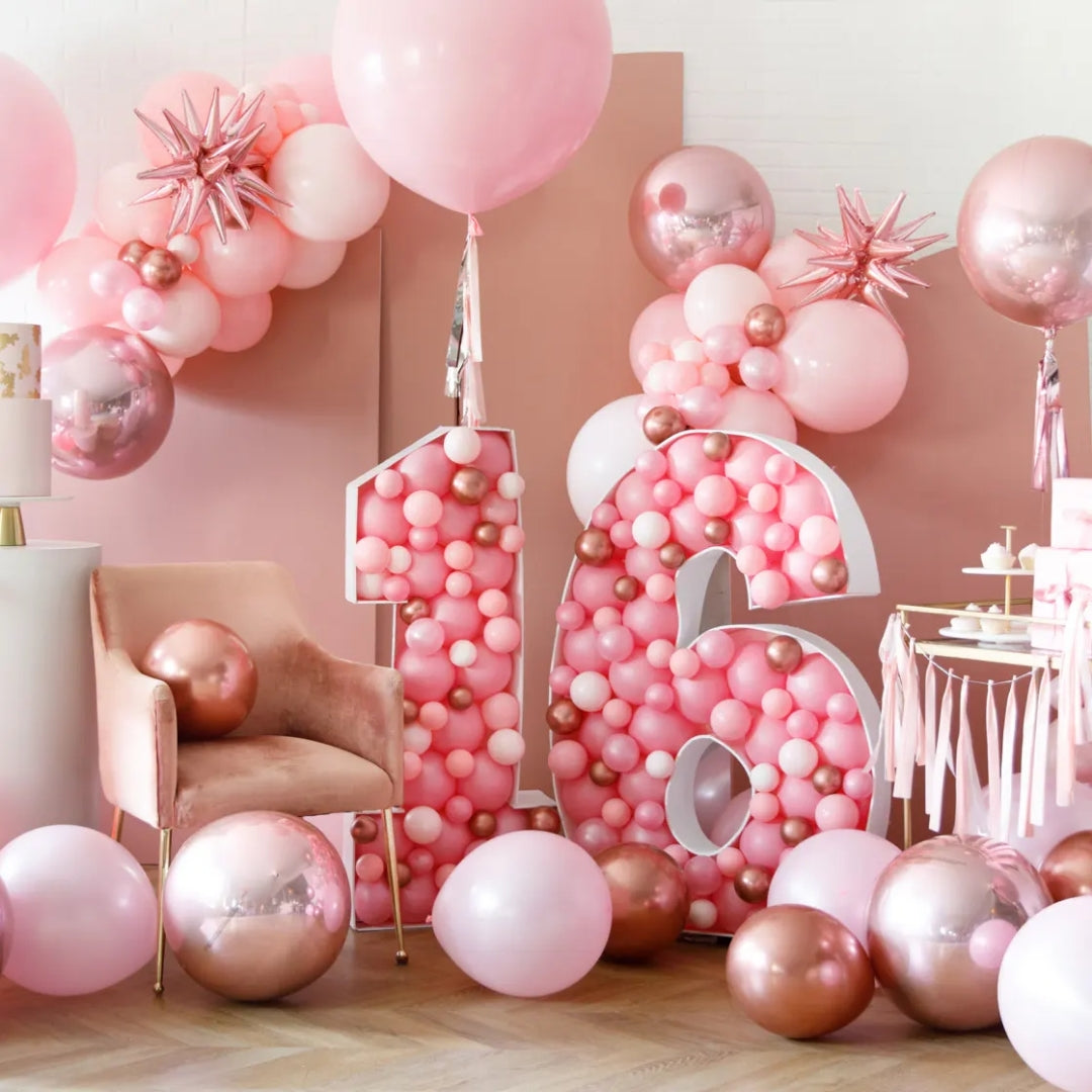 Macaron Pink Bladder Balloon - 36 inches - 1PC