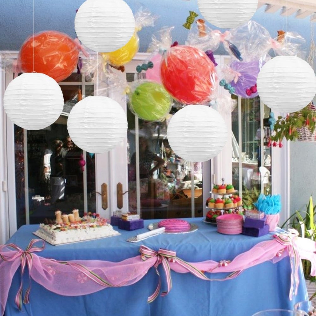 White Paper Lanterns Small - 10 inches - 1PC