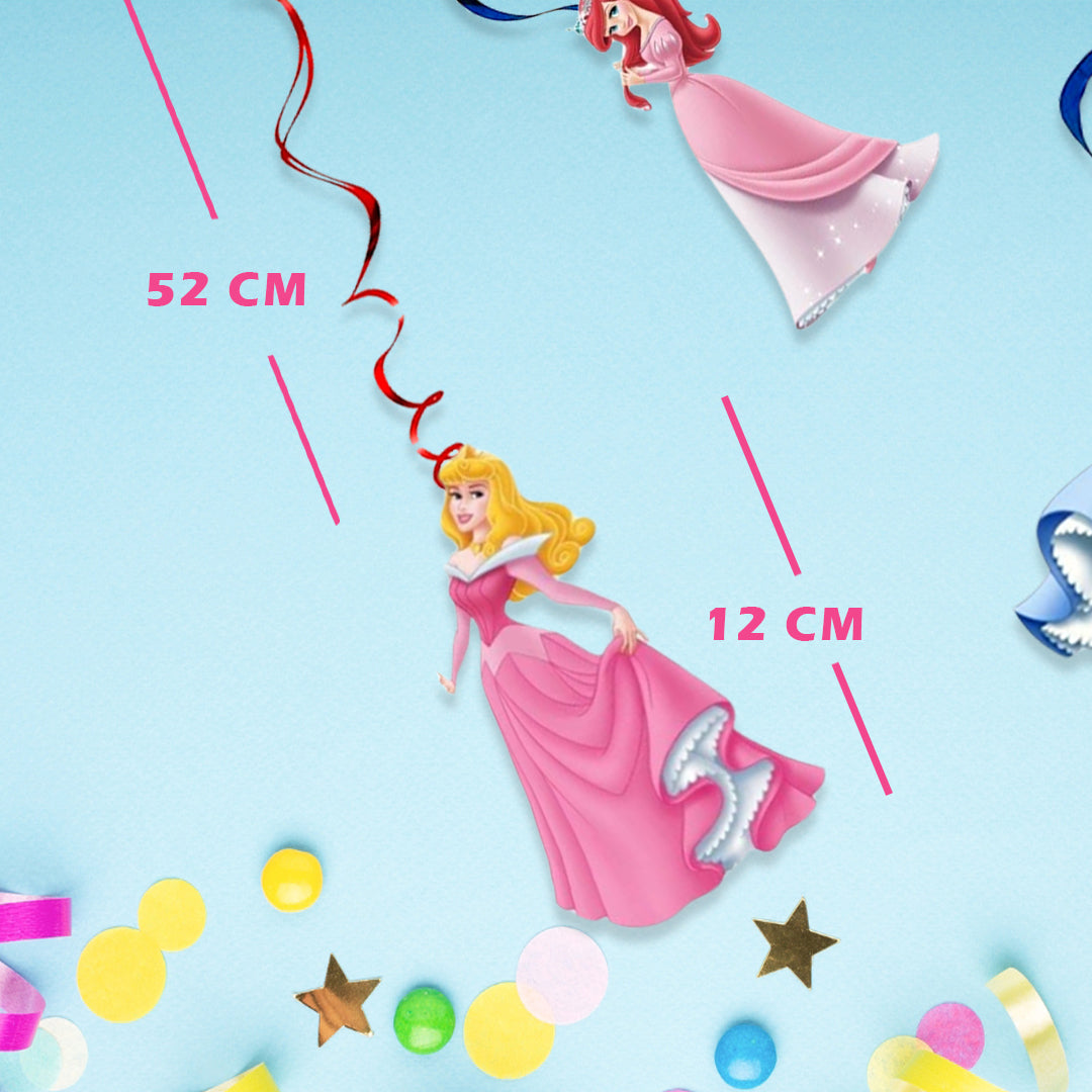 Princess Swirl Decoration - 6PC