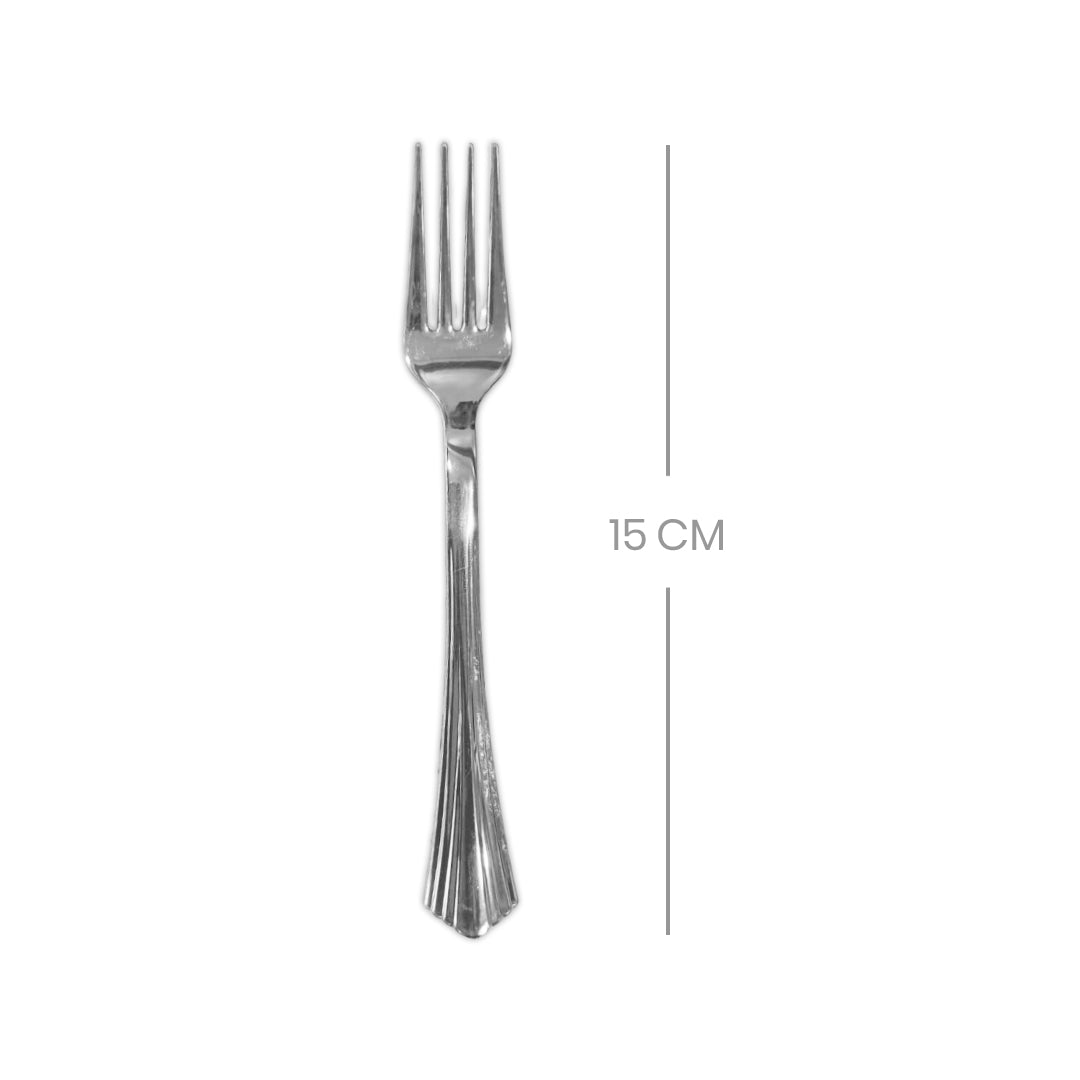 Silver Color Forks - 10PC