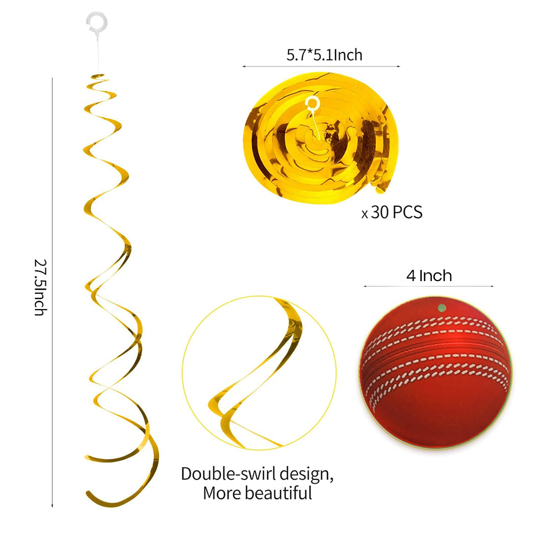 Cricket Swirl Decor - 12 PC