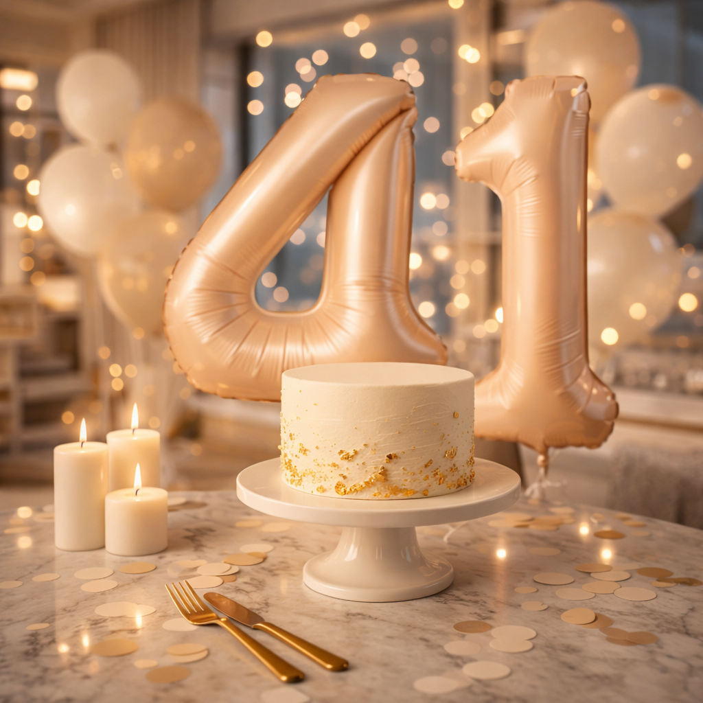 40" Apricot Super Shape No.1 Balloon-1PC