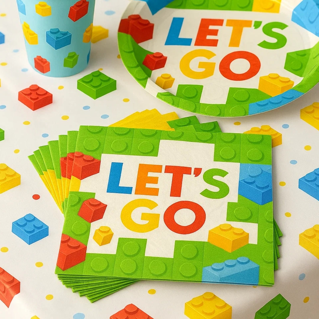 LEGO Theme Paper Napkins -Pack of 20