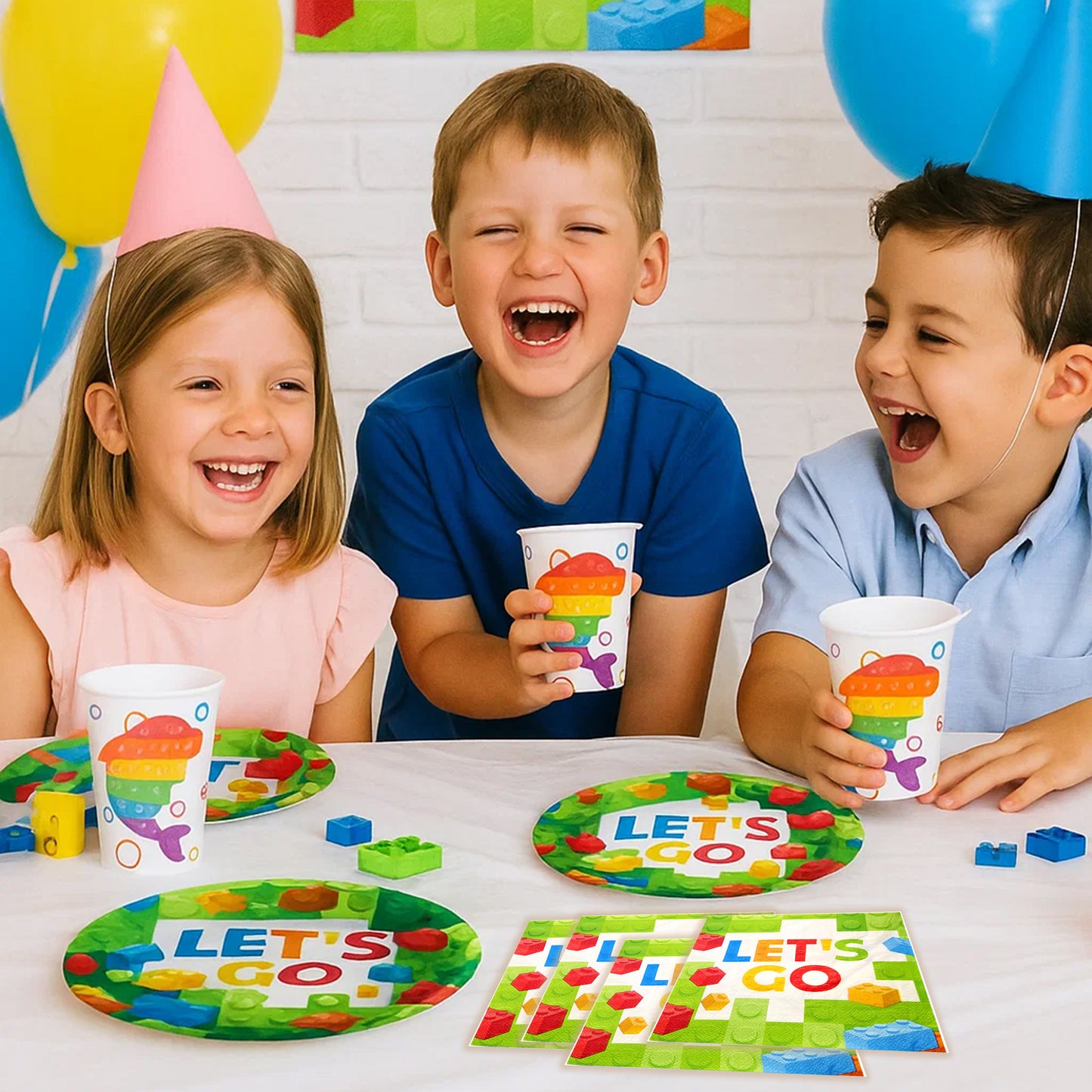 LEGO Theme Paper Napkins -Pack of 20