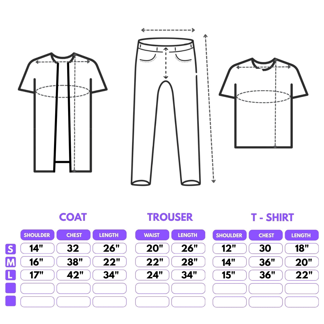 Dark Knight Deluxe Joker Costume w/ Doctor Coat, Pants & Vest for Kids - Size S - Age 3 to 5 Years