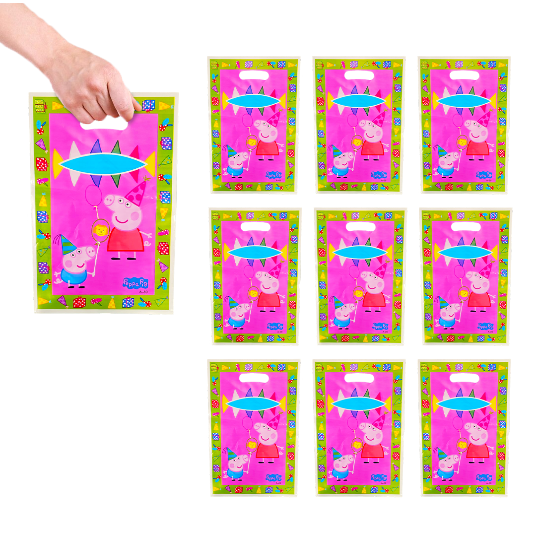 Peppa Pig party favor Loot bags