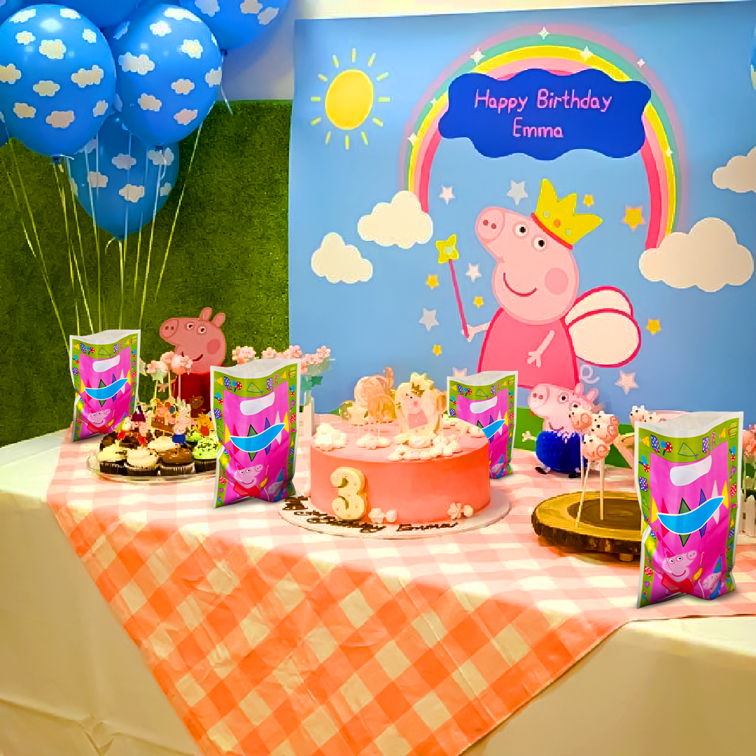 Peppa Pig party favor Loot bags