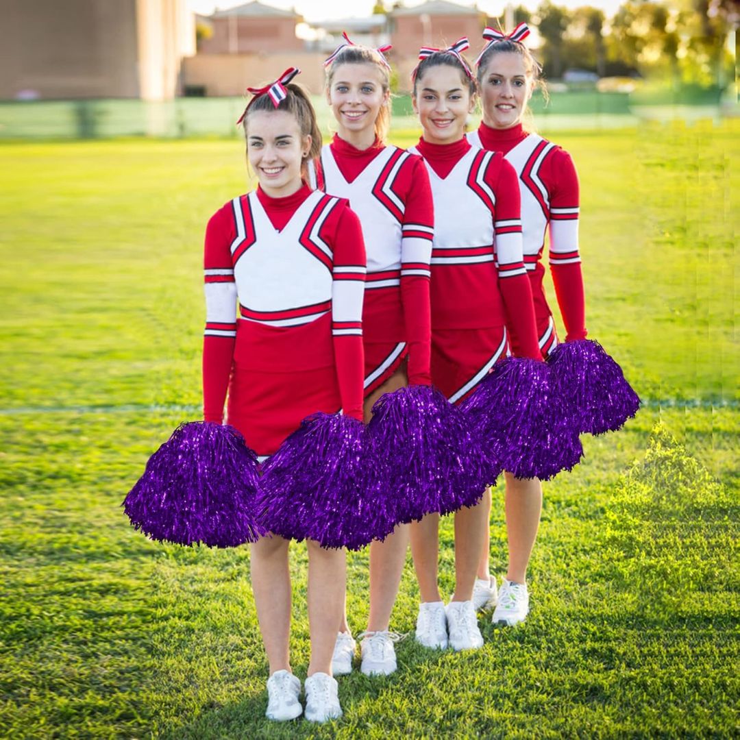 Cheerleaders Purple Pom Pom - 1PC