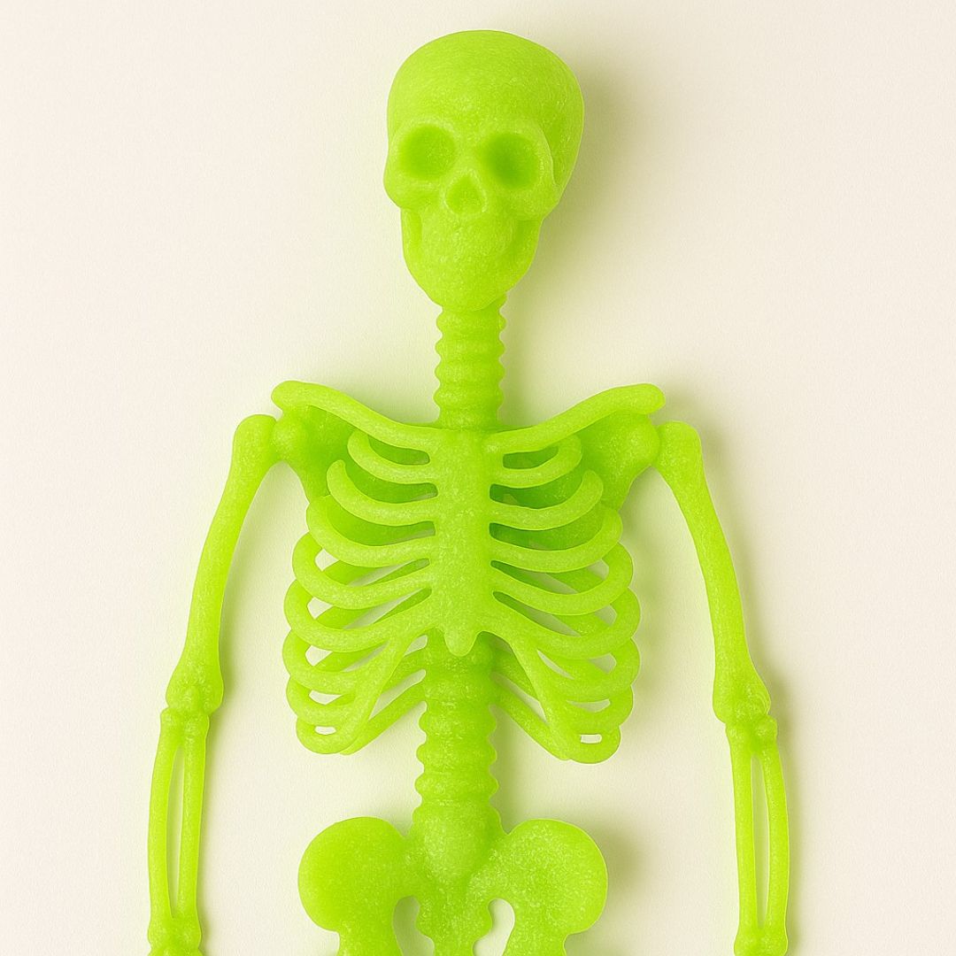 Glow in the Dark Hanging Skeleton - 12 inches - 1PC