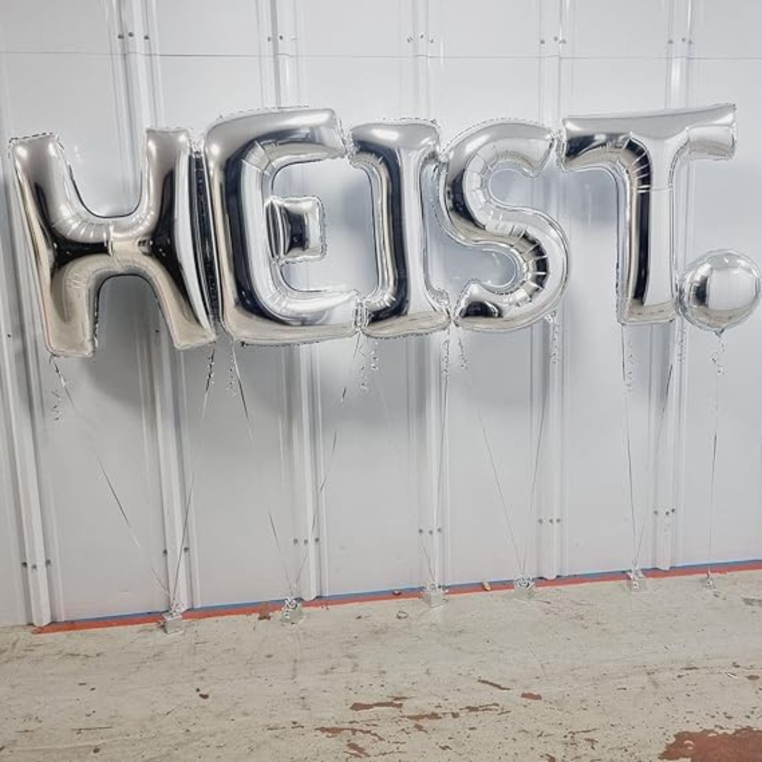 Letter S Silver Foil Balloon - 16 inches - 1PC