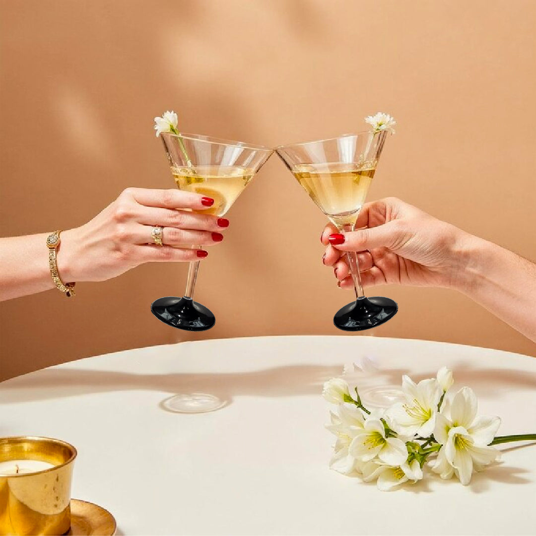 Martini Glasses Clear - 6PC - 100ML