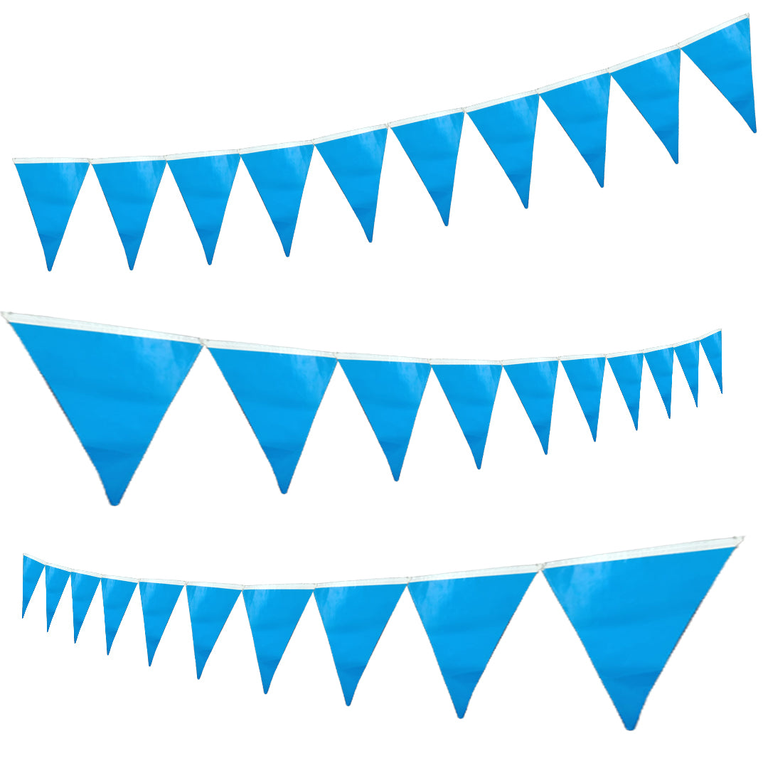Flag Bunting Blue - Over 6Ft
