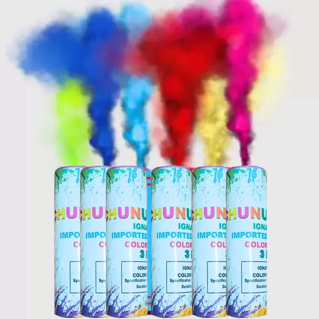 Colored Smoke Fog - Multicolor - 3 in 1 Smoke Fog - 1PC