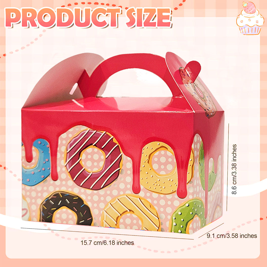 Donut Theme Treat Box for Return Gift/ Party Favour - 10PC