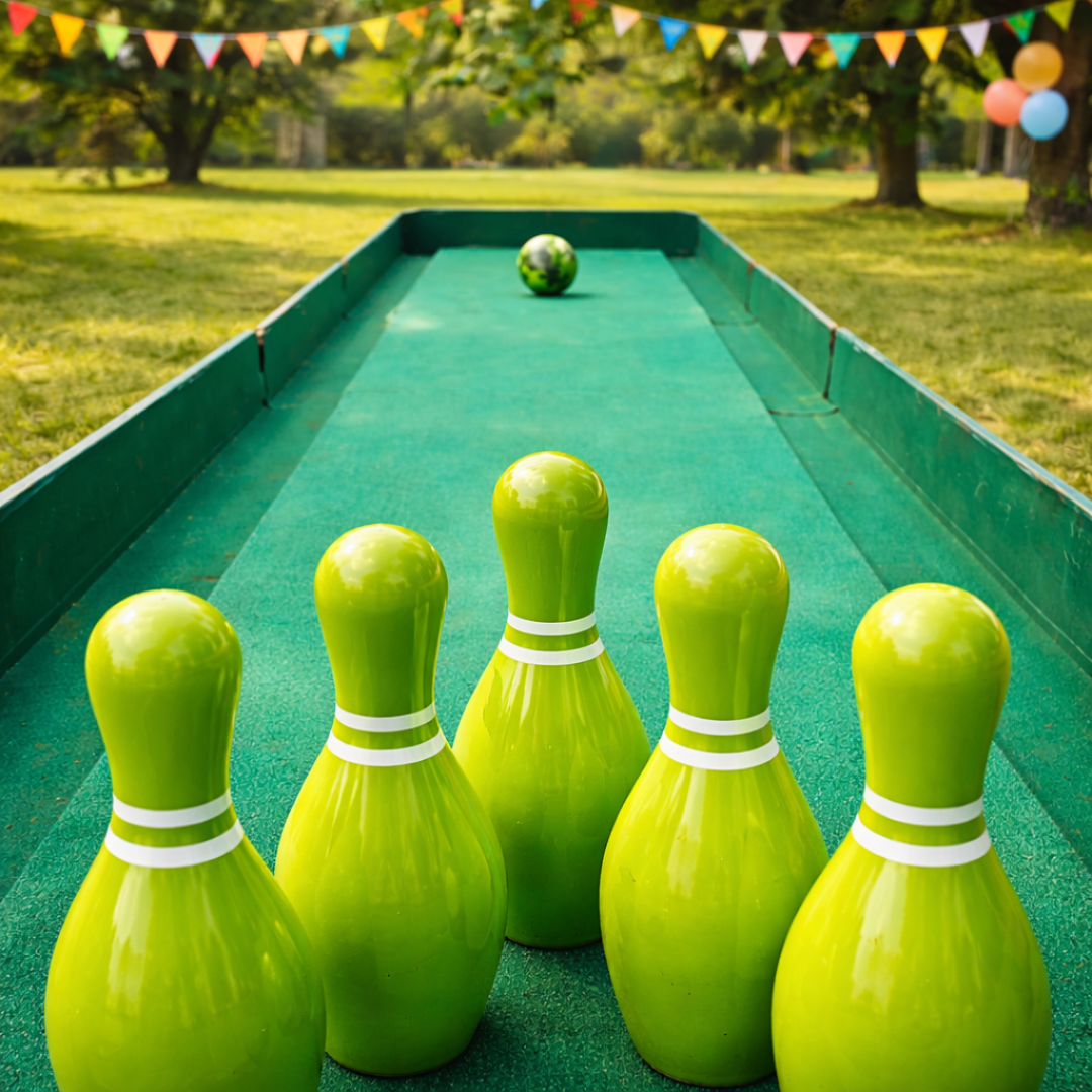 Wooden Bowling Alley for Rent